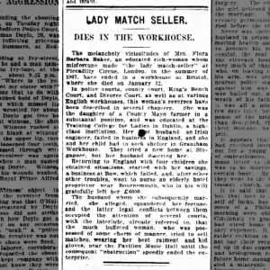 Lady match seller