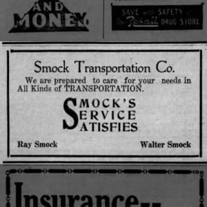 Smock Transportation Sept 5 1935