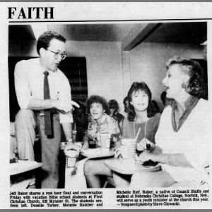 1985 - Michelle Rief - Vacation Bible School 
