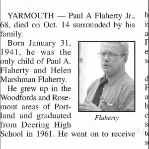 Obituary for Paul A Flaherty Jr.