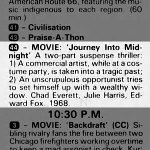 sci fi channel: journey into midnight (1971)