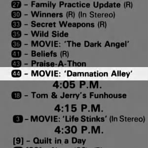 sci fi channel: damnation alley (1977)