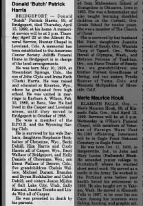 Obituary for Donald Patrick Harris