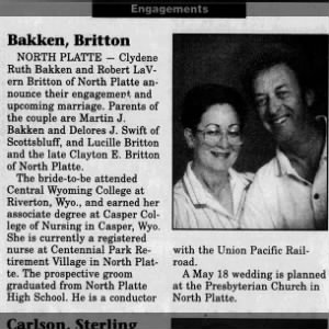 Marriage of Bakken / Britton