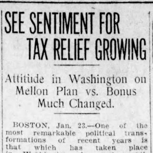 News from January 23, 1924