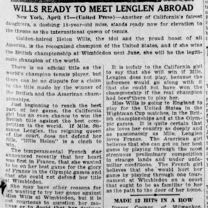 News from April 17, 1924