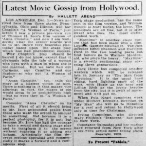 News from December 1, 1923 (The Buffalo News, via Newspapers.com™)