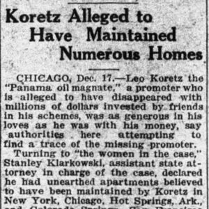News from December 18, 1923