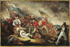 Battle of Bunker Hill. "The Death of General Warren at the Battle of Bunker's Hill, June 17,1775," by John Trumbull