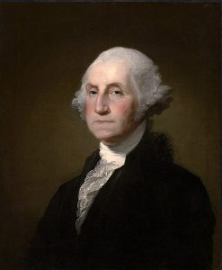 Portrait of George Washington, by Gilbert Stuart