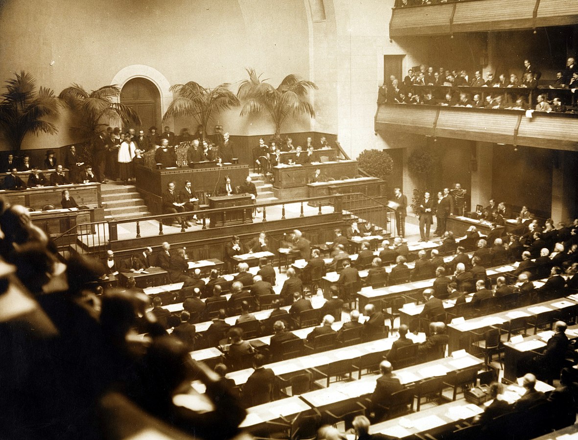 Opening of the League of Nations, 1920