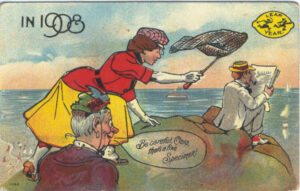 Leap Year postcard from 1908
