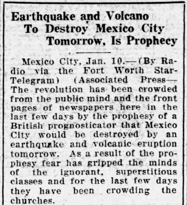 News from January 11, 1924