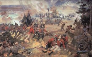 Battle of Queenston Heights during War of 1812